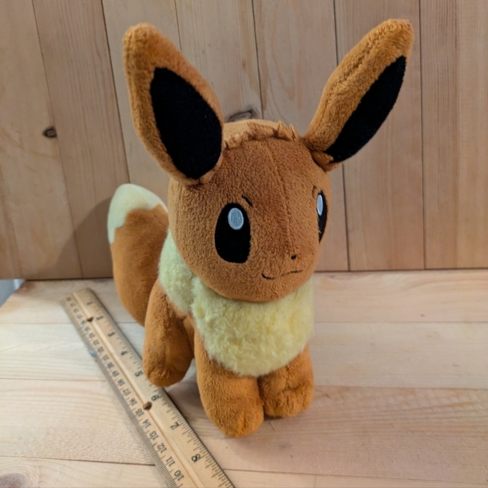 Pokemon Pocket Monsters Brown and Cream Plush Toy - Picture 2 of 6